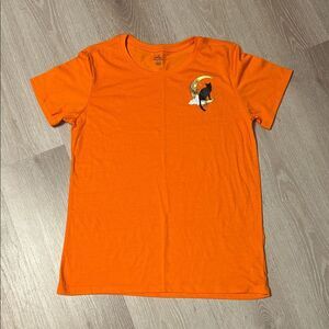 Celebrate Halloween Orange Cat and Moon Halloween Graphic T-Shirt